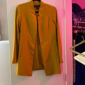 Gold long blazer